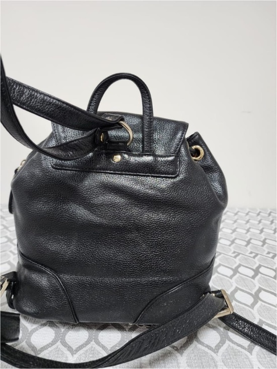 Authentic MCM Vintage Leather Backpack Black